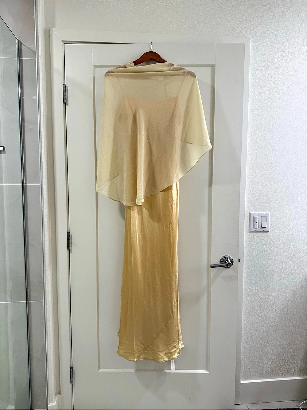 Reformation Lilibeth Silk Dress Silk Maxi Dress in Yellow Size Small NWT - Picture 5 of 10